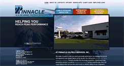 Desktop Screenshot of pinnacle-oilfield.com