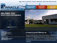 Tablet Screenshot of pinnacle-oilfield.com